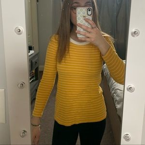 Stripped long sleeve shirt